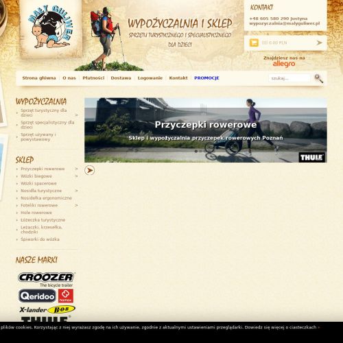 Wózek biegowy dwuosobowy thule cross - Poznań