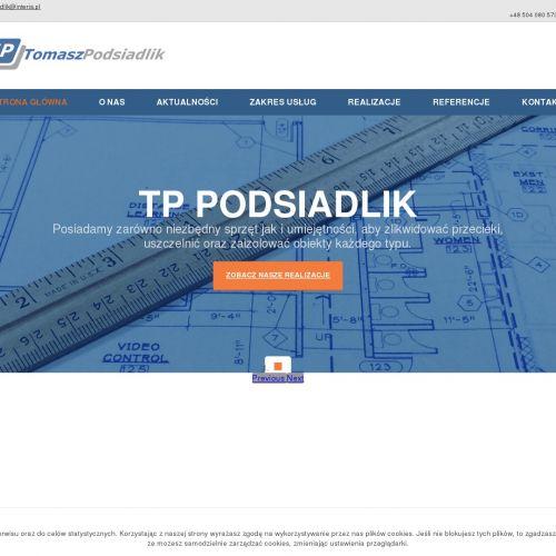 Uszczelnianie przecieków wody - Kraków