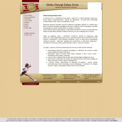 Zwichnięcie rzepki leczenie w Poznaniu