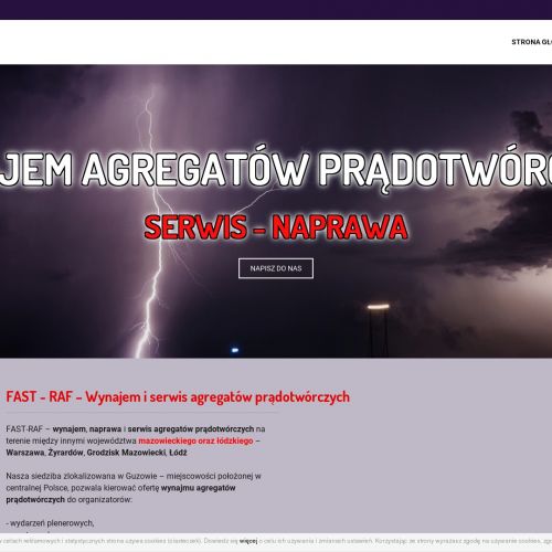 Wynajem agregatu prądotwórczego - żyrardów
