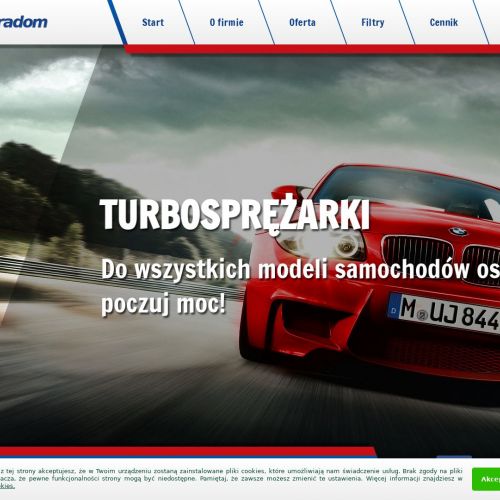 Sterowniki turbosprężarek Radom