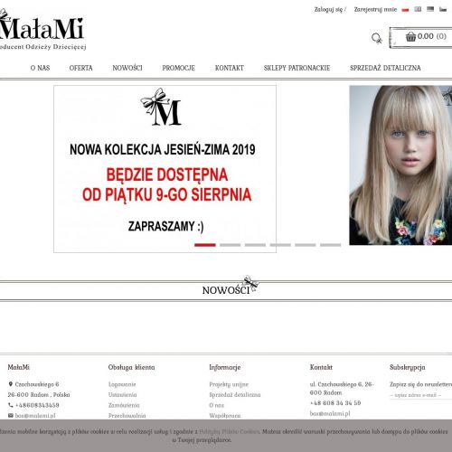 Bluzki dla dziewczynek hurt