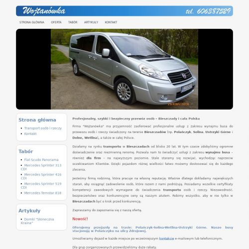 Przewóz osób ustrzyki górne w Ustrzykach Dolnych