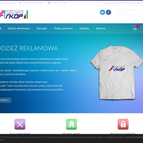 T-shirt reklamowy firmowy w Tychach