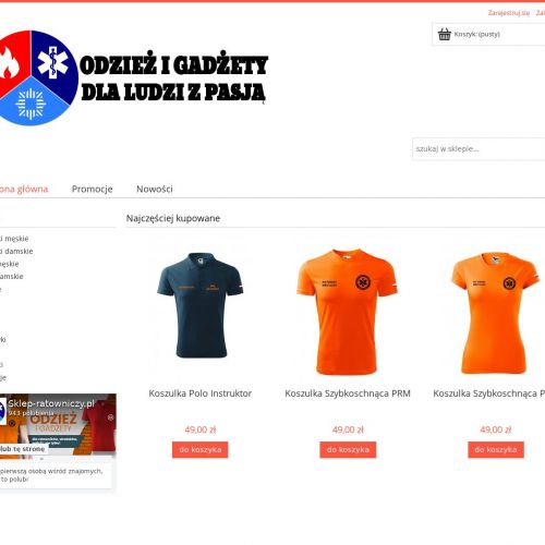 Męska koszulka polo z napisem instruktor