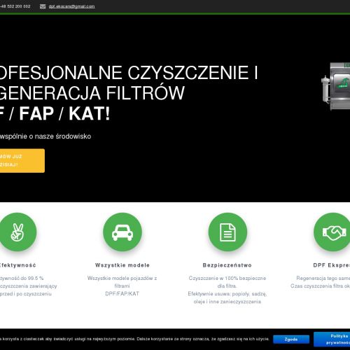 Czyszczenie filtrów fap - Proszowice