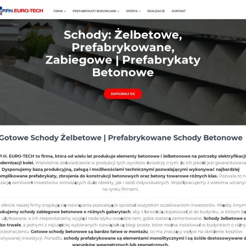 Producent schodów prefabrykowanych