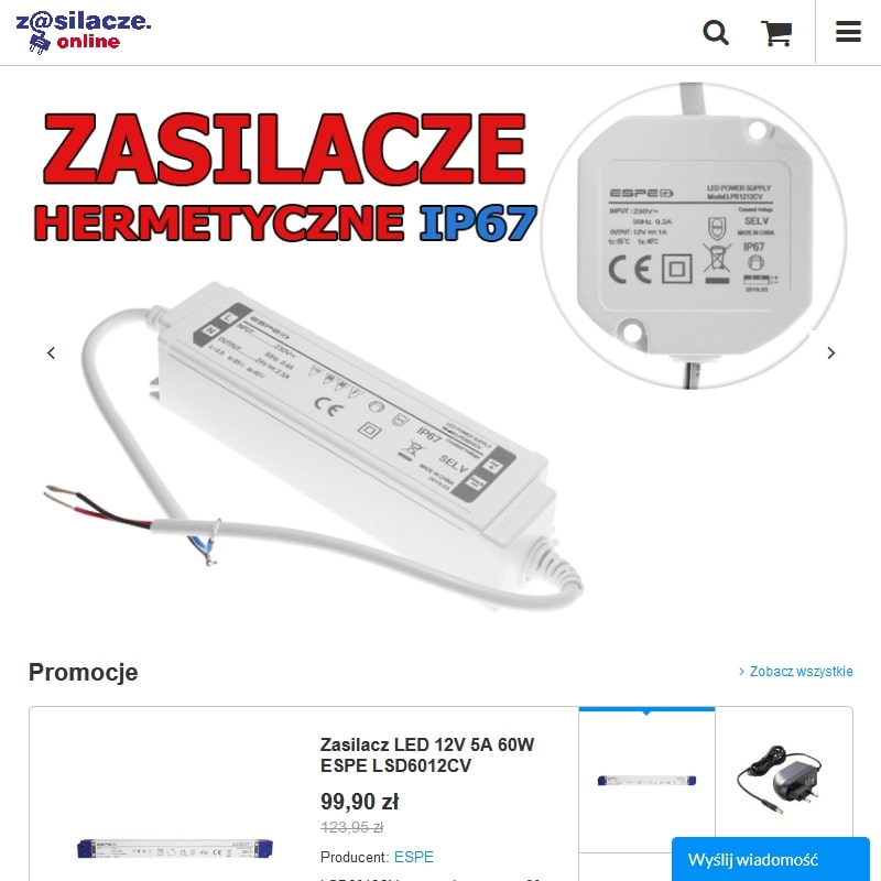 Zasilacz stabilizowany 6v