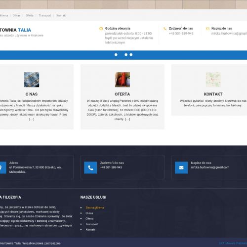 Odzież używana hurtownia w Brzesku