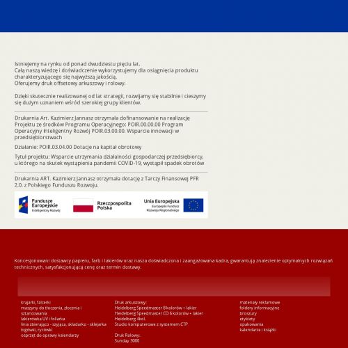 Drukarnia rolowa w Warszawie