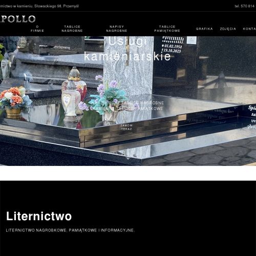 Rzeszów - napisy na płycie granitowej cena