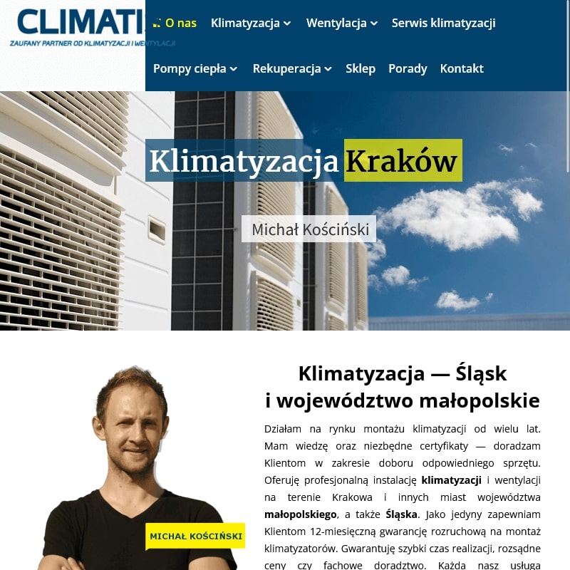 Serwis klimatyzacji małopolska