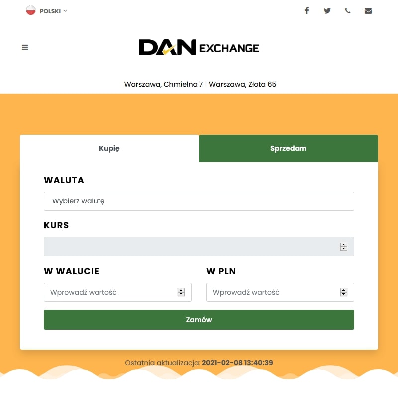 Dobry kantor w Warszawie