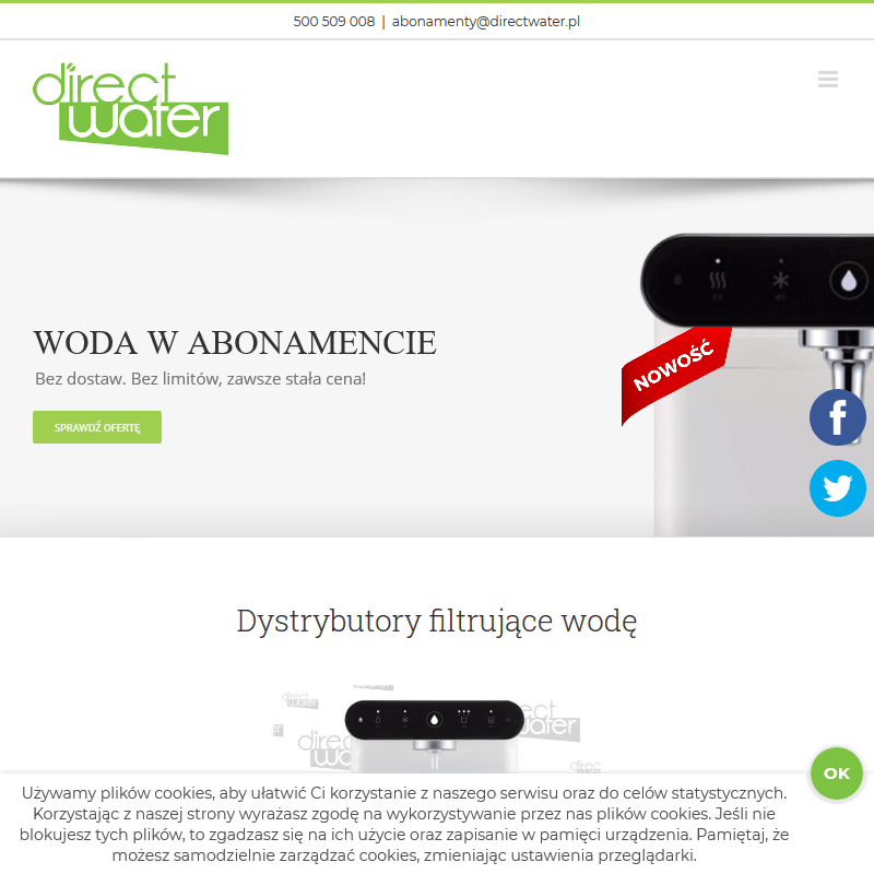 Dystrybutor do wody z kranu