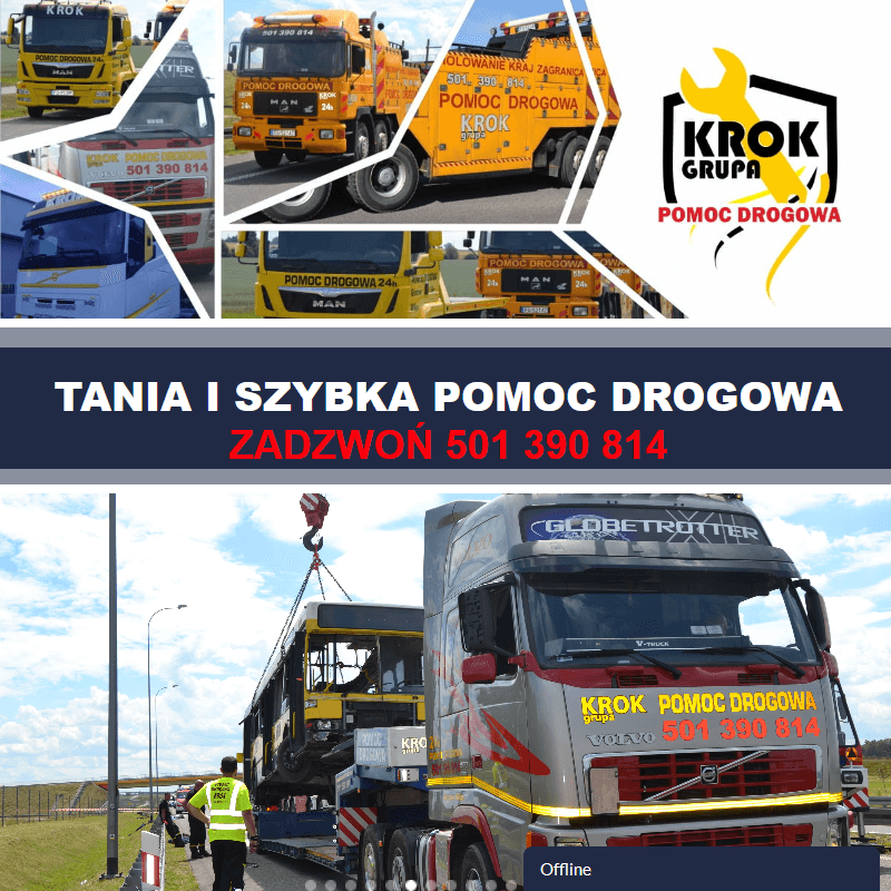Holowanie pojazdów ciężarowych - Pniewy