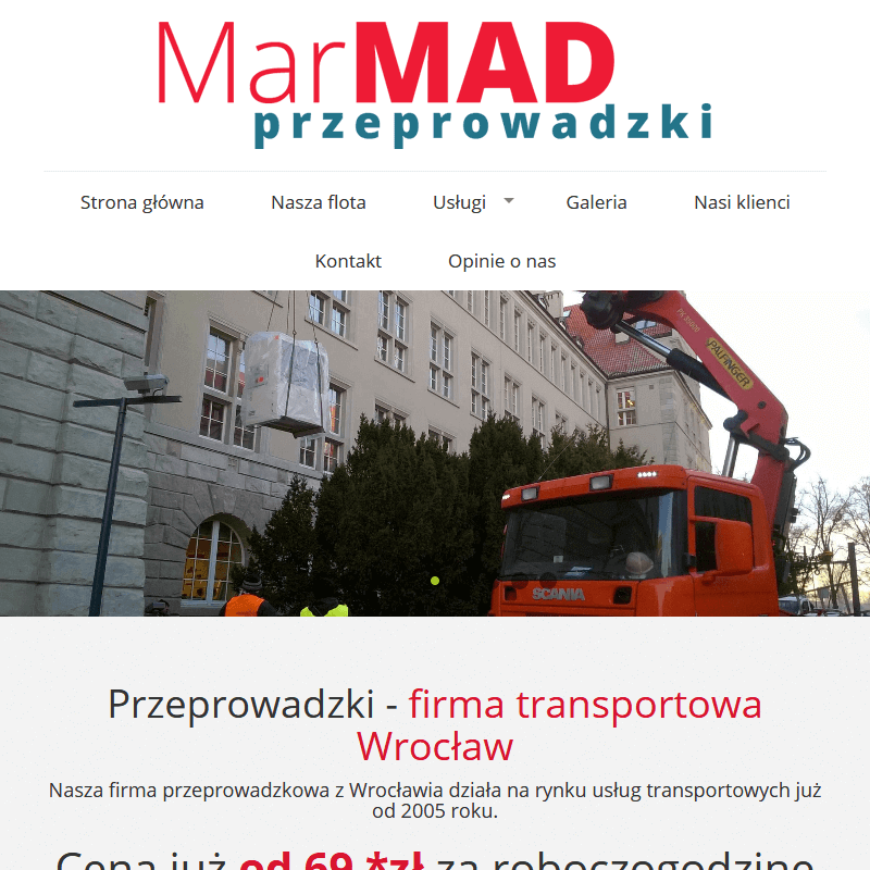 Przeprowadzki z windą meblową Wrocław