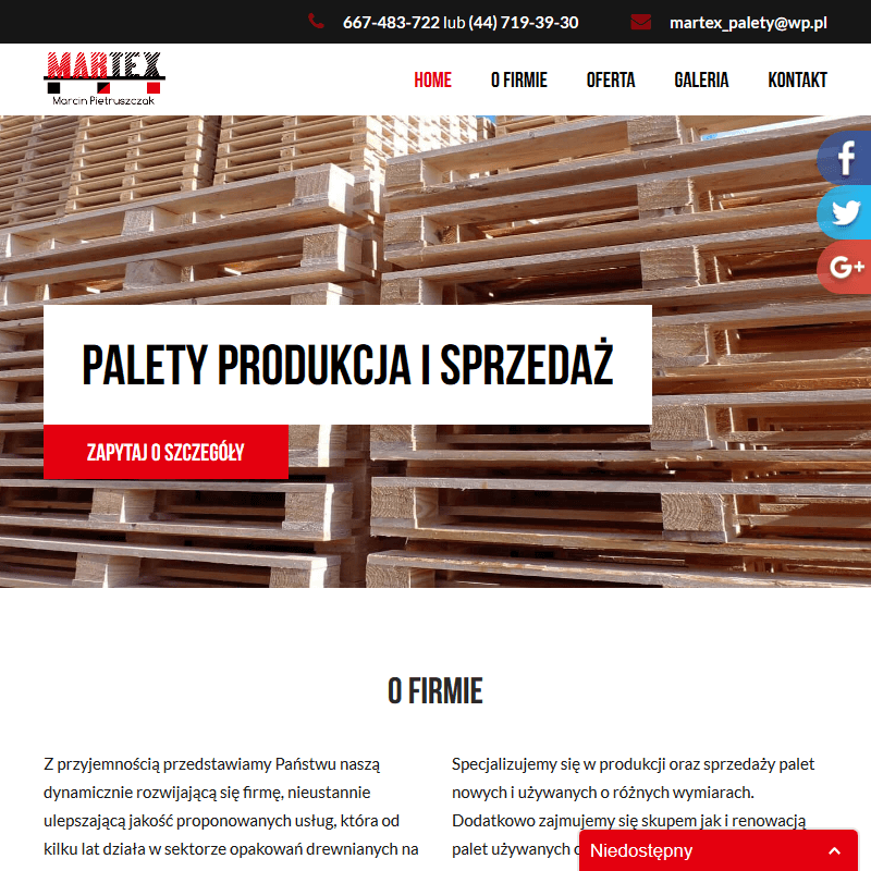 Paleta przemysłowa wymiary - łódź