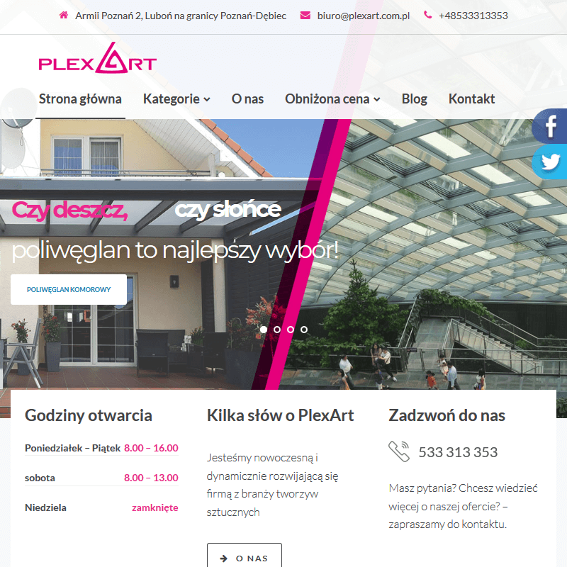 Warszawa - poliwęglan komorowy