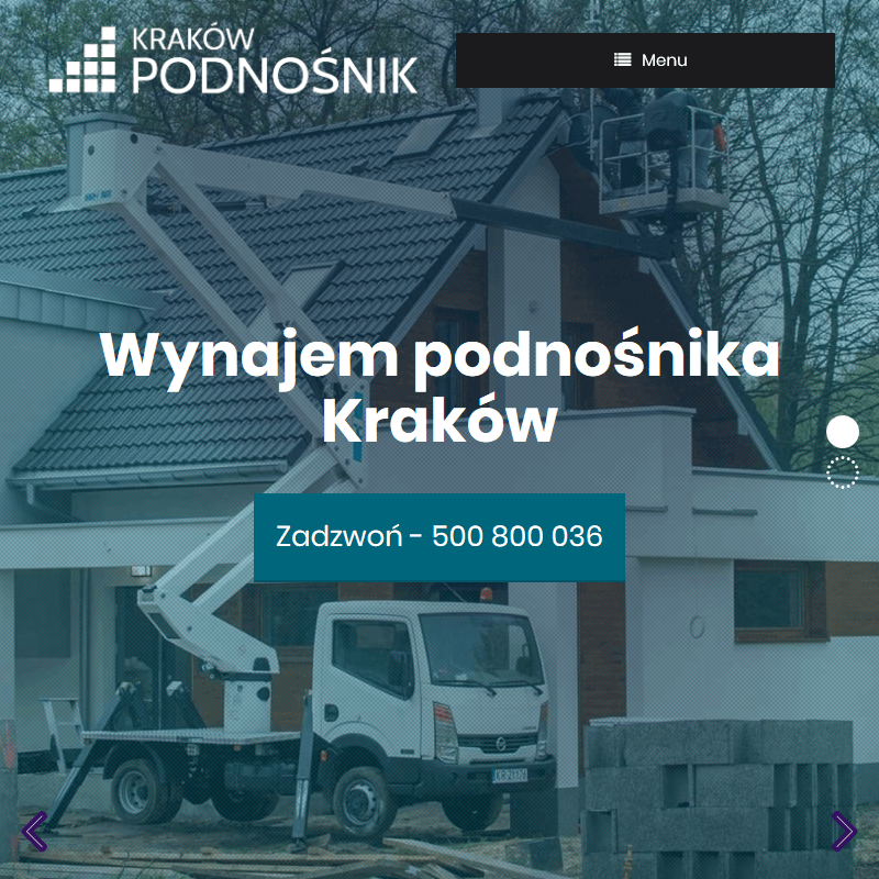 Kraków - wynajem podnośników