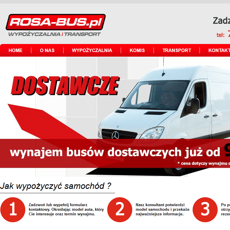 Wynajem aut dostawczych radom cena - Radom