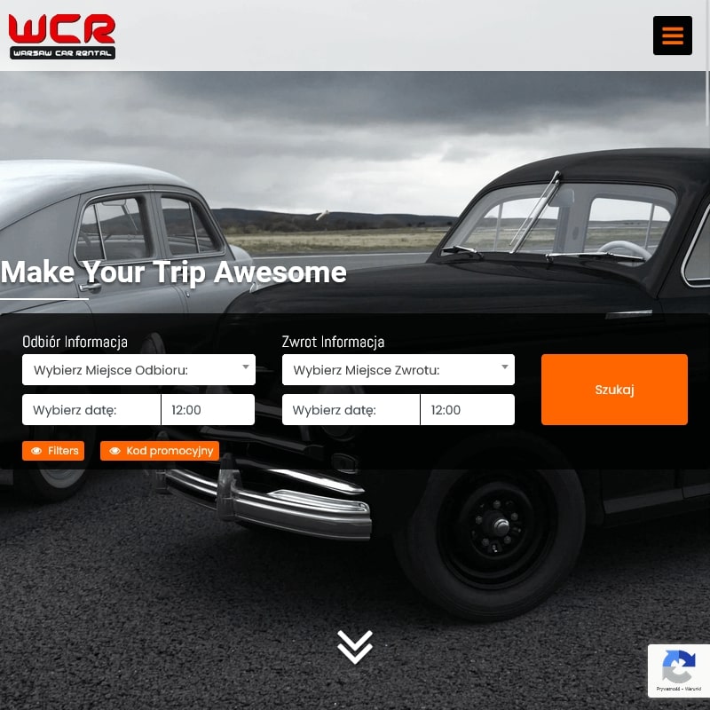 Wynajem auta - Warszawa